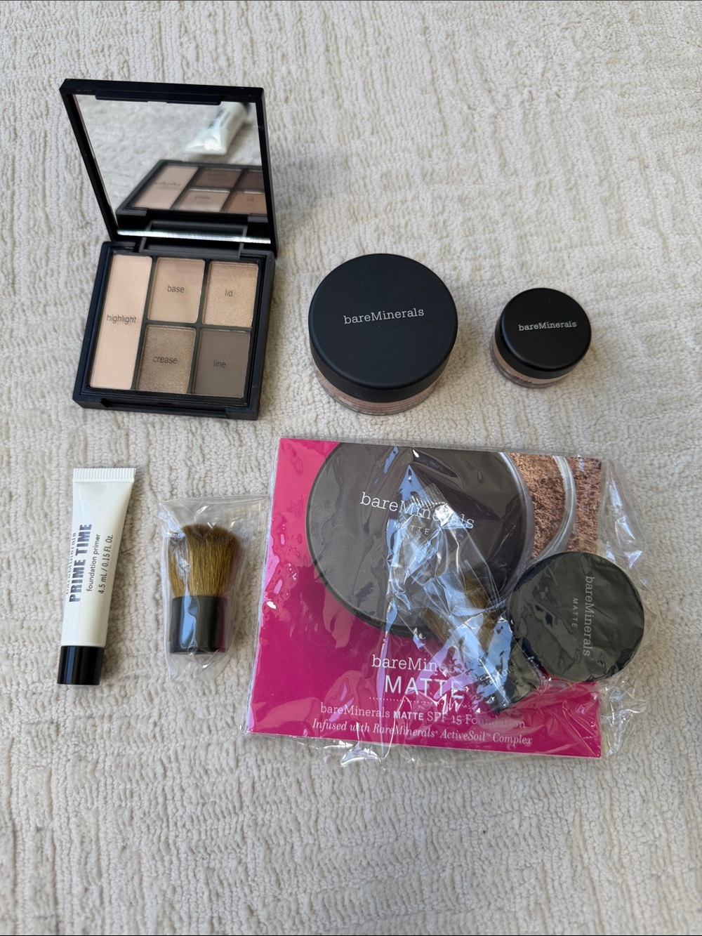 bareMinerals Mini Powder Set — Medium Beige + Warmth
